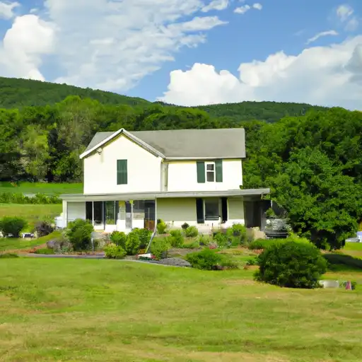 Rural homes in Delaware, Pennsylvania