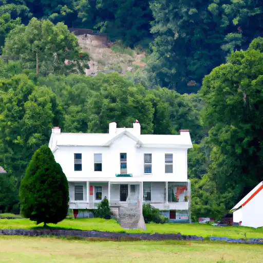 Rural homes in Elk, Pennsylvania