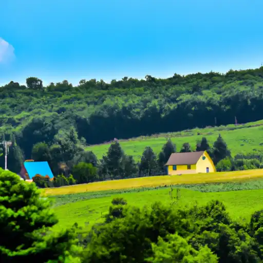 Rural homes in Fulton, Pennsylvania