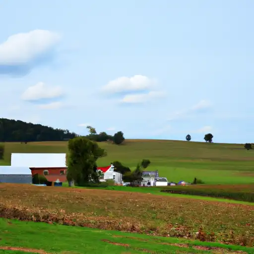 Rural homes in Huntingdon, Pennsylvania