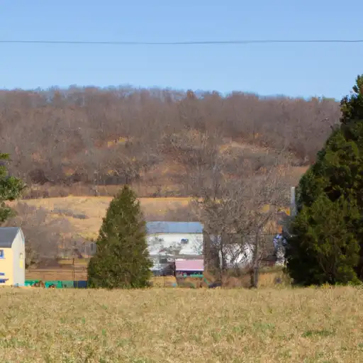 Rural homes in Jefferson, Pennsylvania