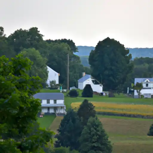 Rural homes in Lawrence, Pennsylvania