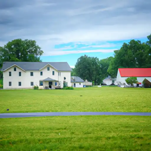 Rural homes in Montgomery, Pennsylvania
