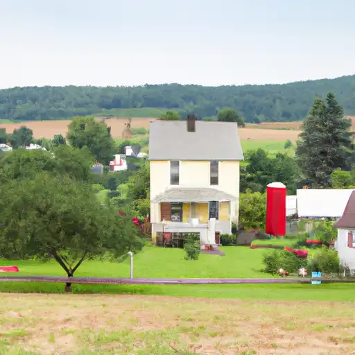 Rural homes in Perry, Pennsylvania