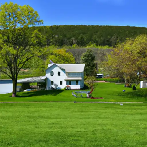 Rural homes in Sullivan, Pennsylvania