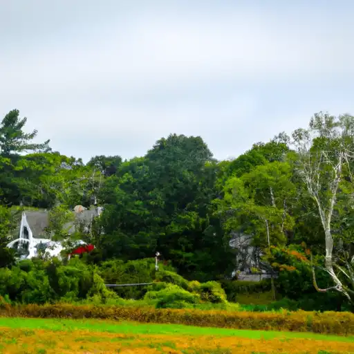 Rural homes in Washington, Rhode Island