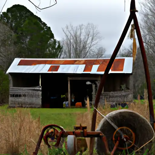 Rural homes in Allendale, South Carolina
