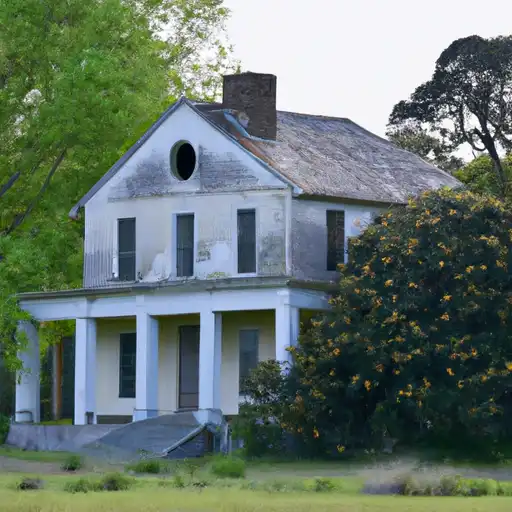 Rural homes in Calhoun, South Carolina