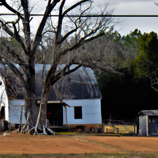 Rural homes in Cherokee, South Carolina