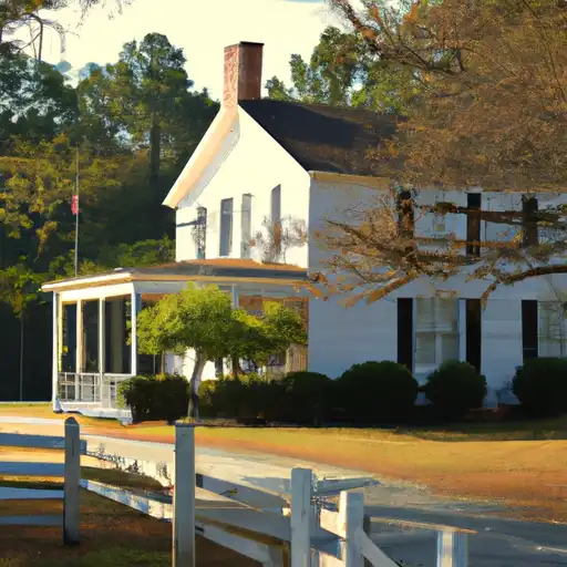 Rural homes in Chester, South Carolina