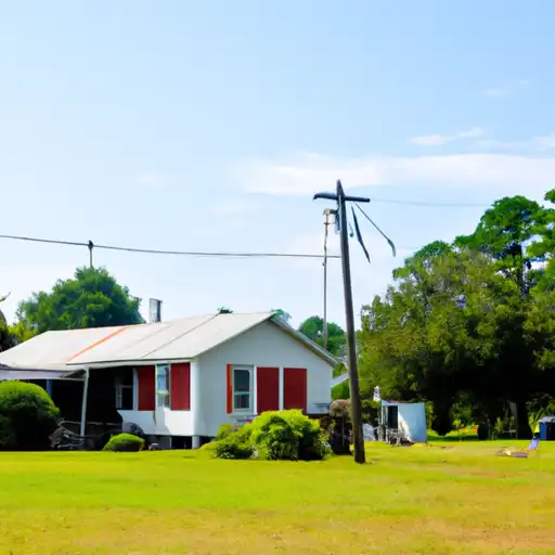Rural homes in Dorchester, South Carolina