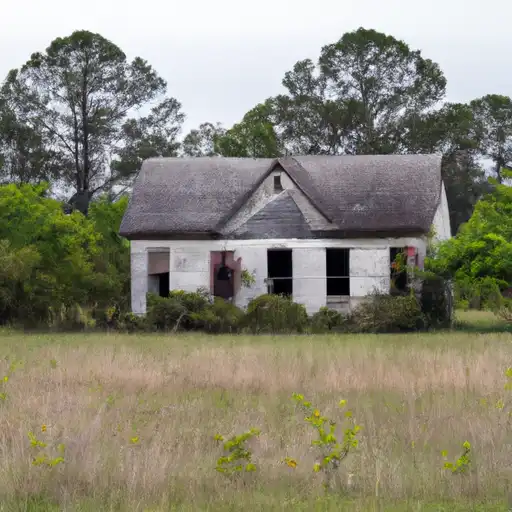 Rural homes in Edgefield, South Carolina