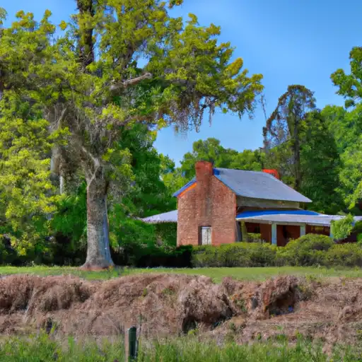 Rural homes in Lancaster, South Carolina