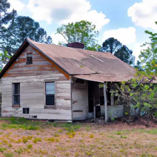 Rural homes in Laurens, South Carolina