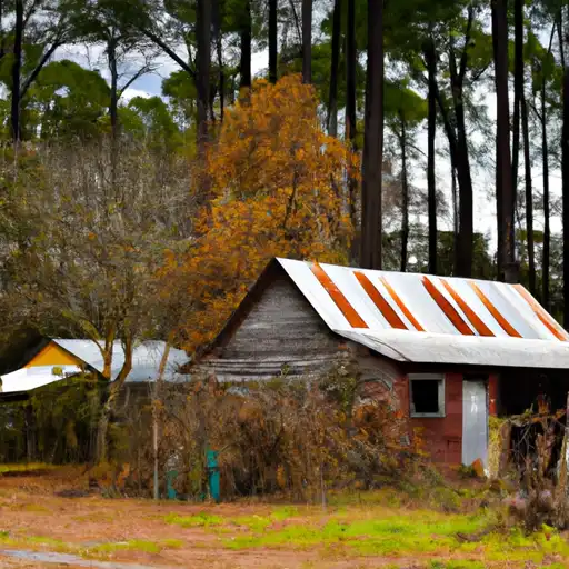 Rural homes in Newberry, South Carolina