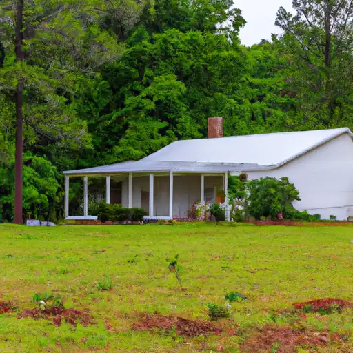 Rural homes in Pickens, South Carolina