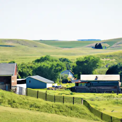 Rural homes in Beadle, South Dakota
