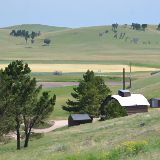 Rural homes in Bennett, South Dakota