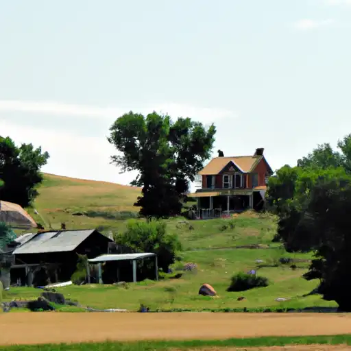 Rural homes in Brown, South Dakota