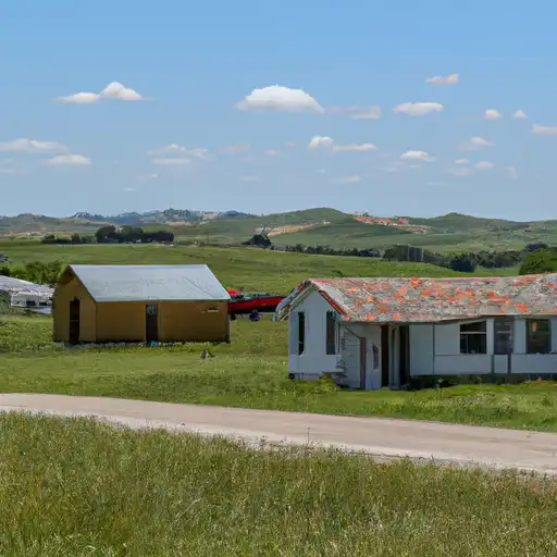 Rural homes in Corson, South Dakota