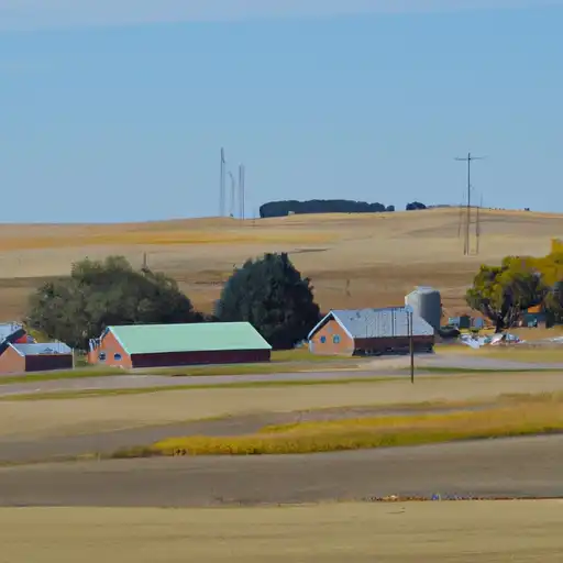 Rural homes in Fall River, South Dakota