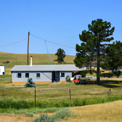 Rural homes in Faulk, South Dakota