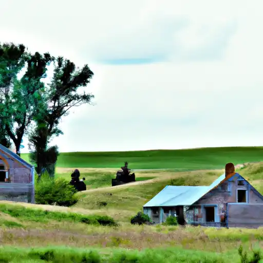 Rural homes in Grant, South Dakota