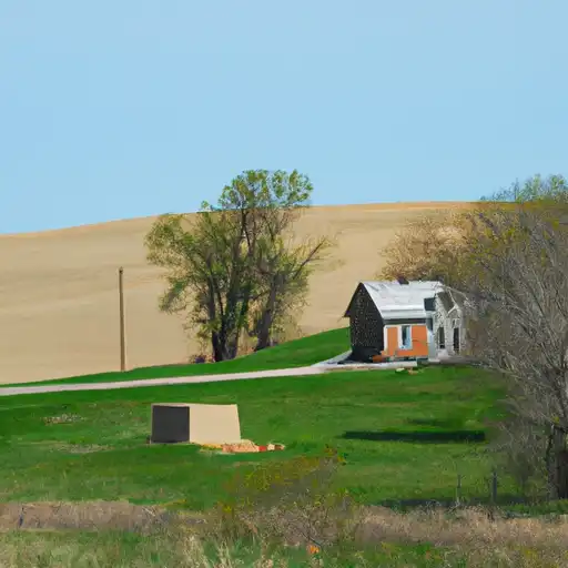 Rural homes in Hamlin, South Dakota