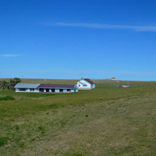 Rural homes in Harding, South Dakota