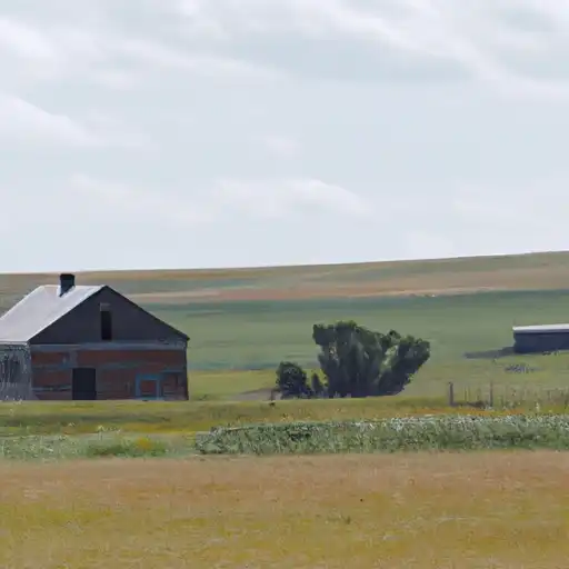 Rural homes in Hyde, South Dakota
