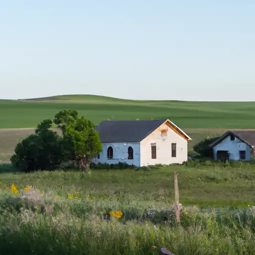 Rural homes in Jackson, South Dakota