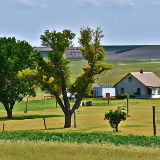Rural homes in Kingsbury, South Dakota