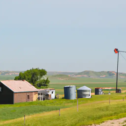 Rural homes in Meade, South Dakota