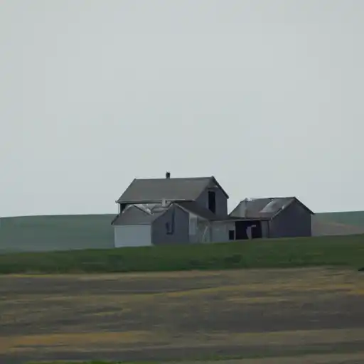 Rural homes in Mellette, South Dakota