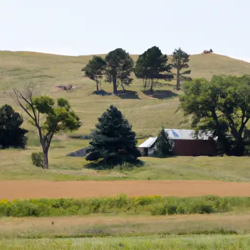 Rural homes in Pennington, South Dakota