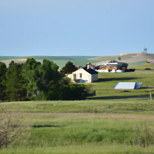 Rural homes in Roberts, South Dakota