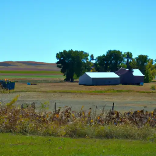 Rural homes in Tripp, South Dakota