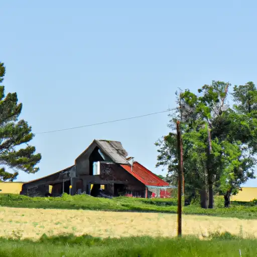 Rural homes in Union, South Dakota