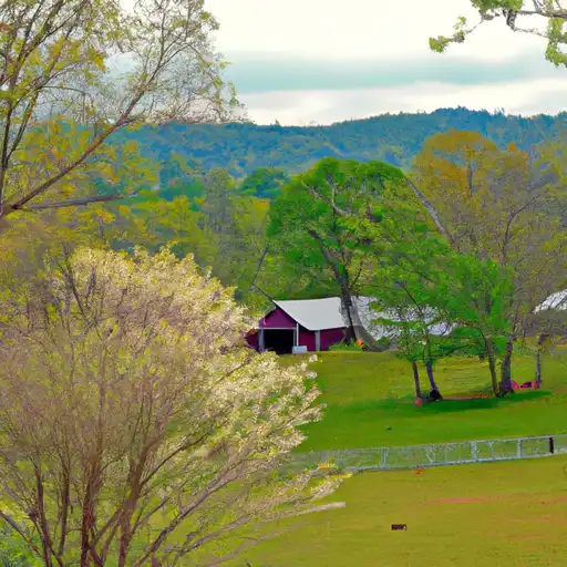 Rural homes in Anderson, Tennessee