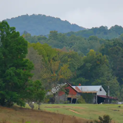 Rural homes in Bedford, Tennessee
