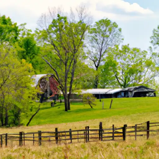 Rural homes in Fayette, Tennessee