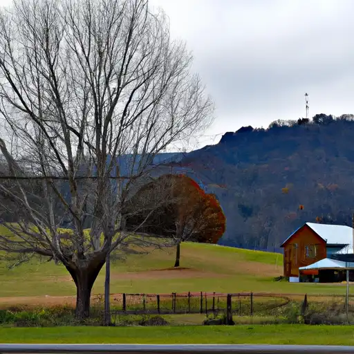 Rural homes in Grainger, Tennessee
