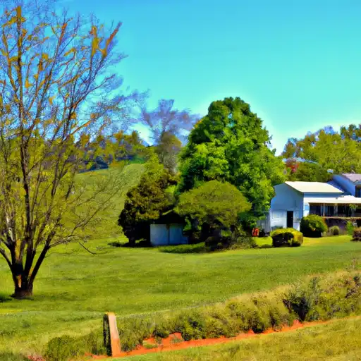 Rural homes in Hamilton, Tennessee