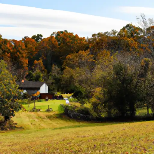 Rural homes in Knox, Tennessee