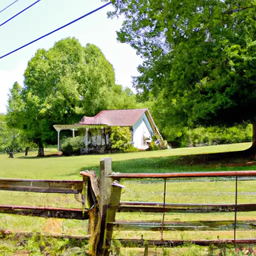Rural homes in McNairy, Tennessee