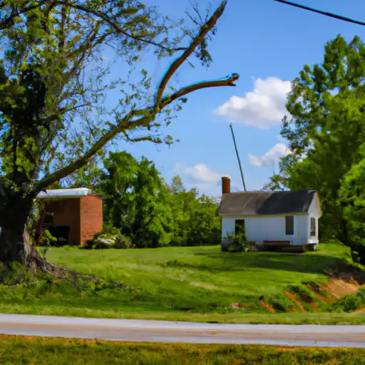 Rural homes in Obion, Tennessee