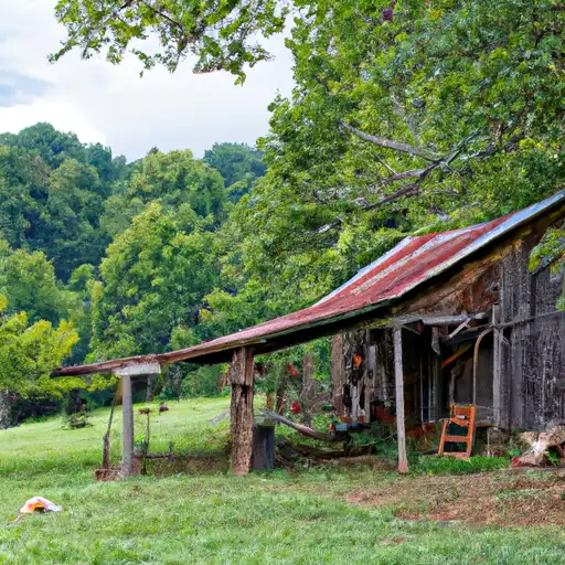 Rural homes in Pickett, Tennessee