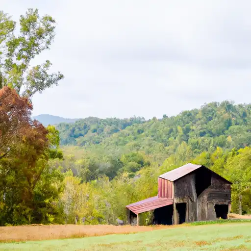 Rural homes in Roane, Tennessee