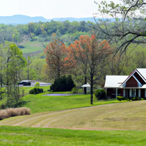 Rural homes in Robertson, Tennessee