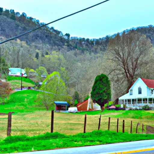 Rural homes in Sevier, Tennessee